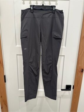 Arc'teryx Women's Dark Gray Track Pants with Cargo Pockets